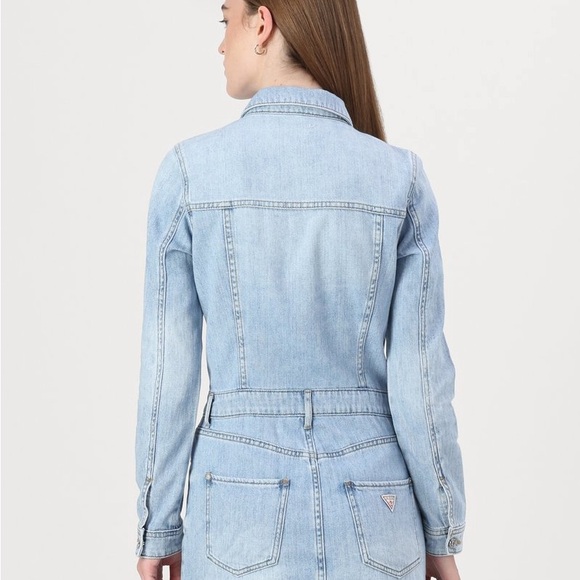 GUESS
Women's Cotton Kenia Button-Front Denim Dress NWOT size XS - Picture 6 of 7